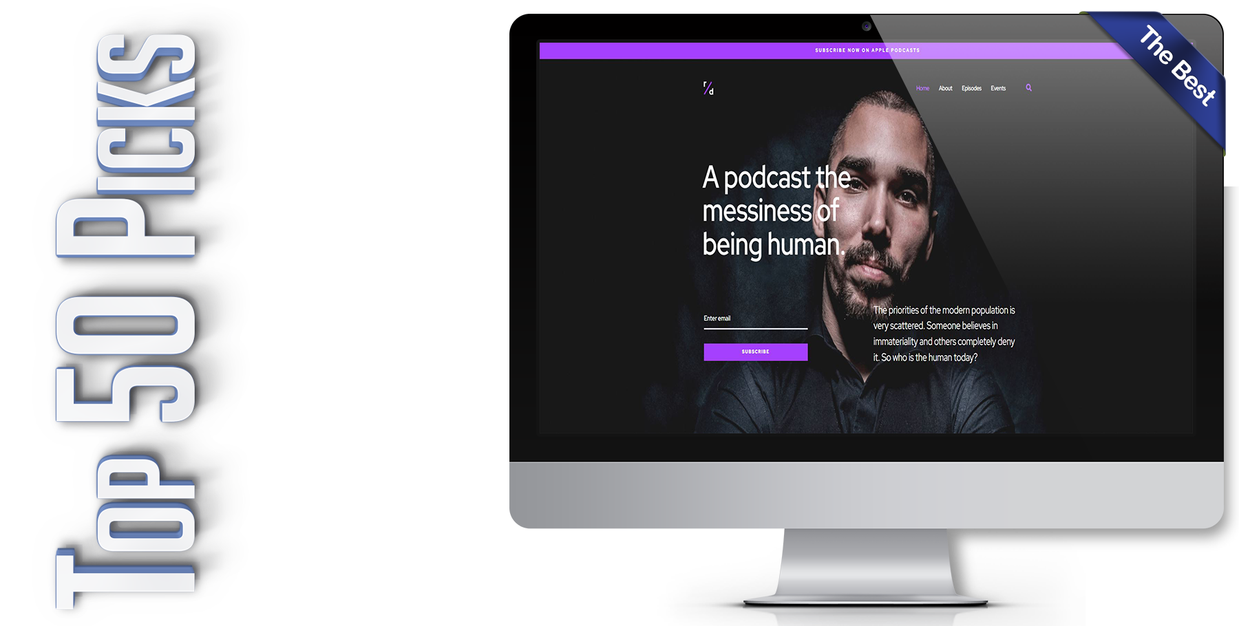 A website design in WordPress named RICHARD