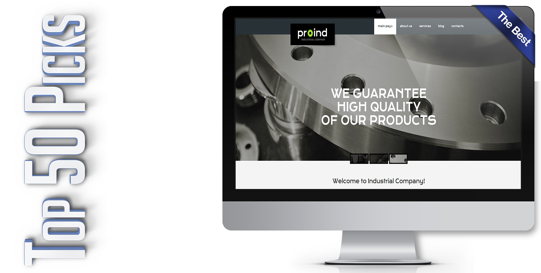 A website design in WordPress named PROIND